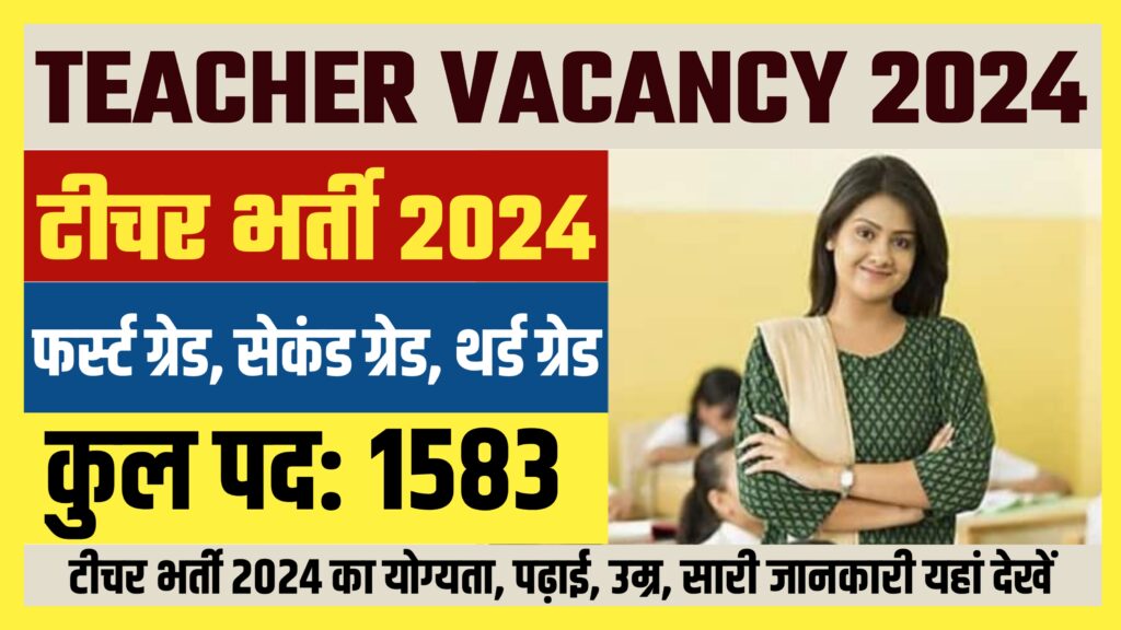 Teacher Vacancy 2024